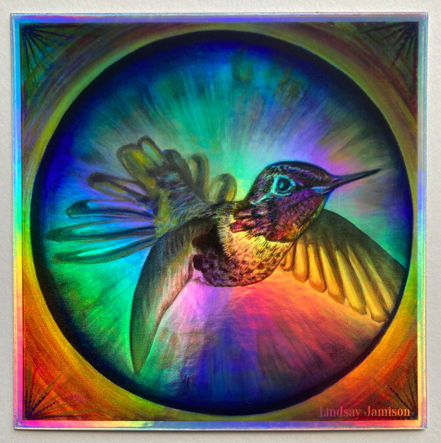 "Nectar of Now" Holographic Sticker (4)