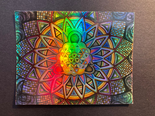 5 Holographic Kaleidoscope of Consciousness Sticker
