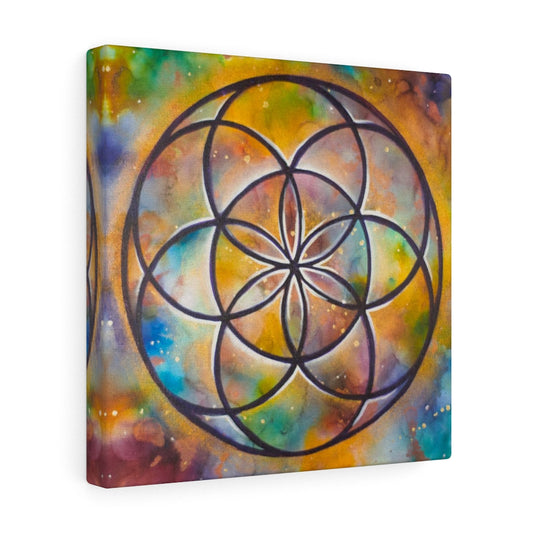 Galactic Seed of Life Canvas Print