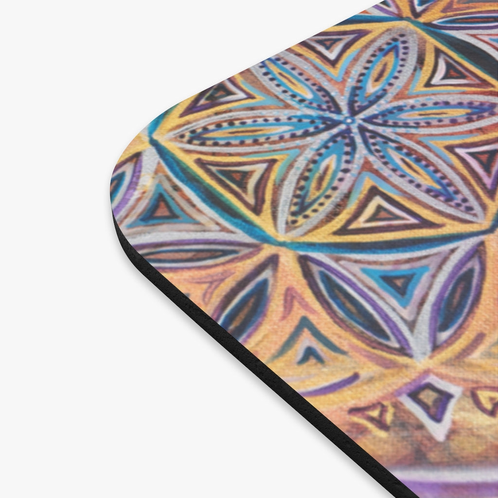 Rectangle Mouse Pad with Original Mandala Art
