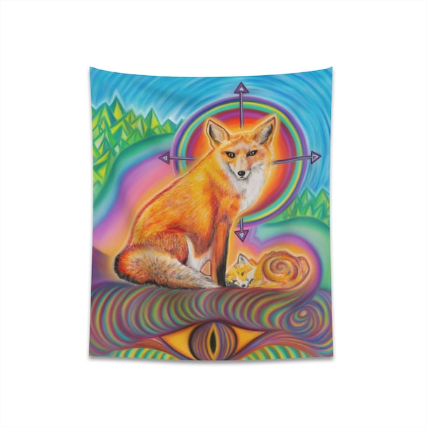 Large Fox Medicine Tapestry P/U