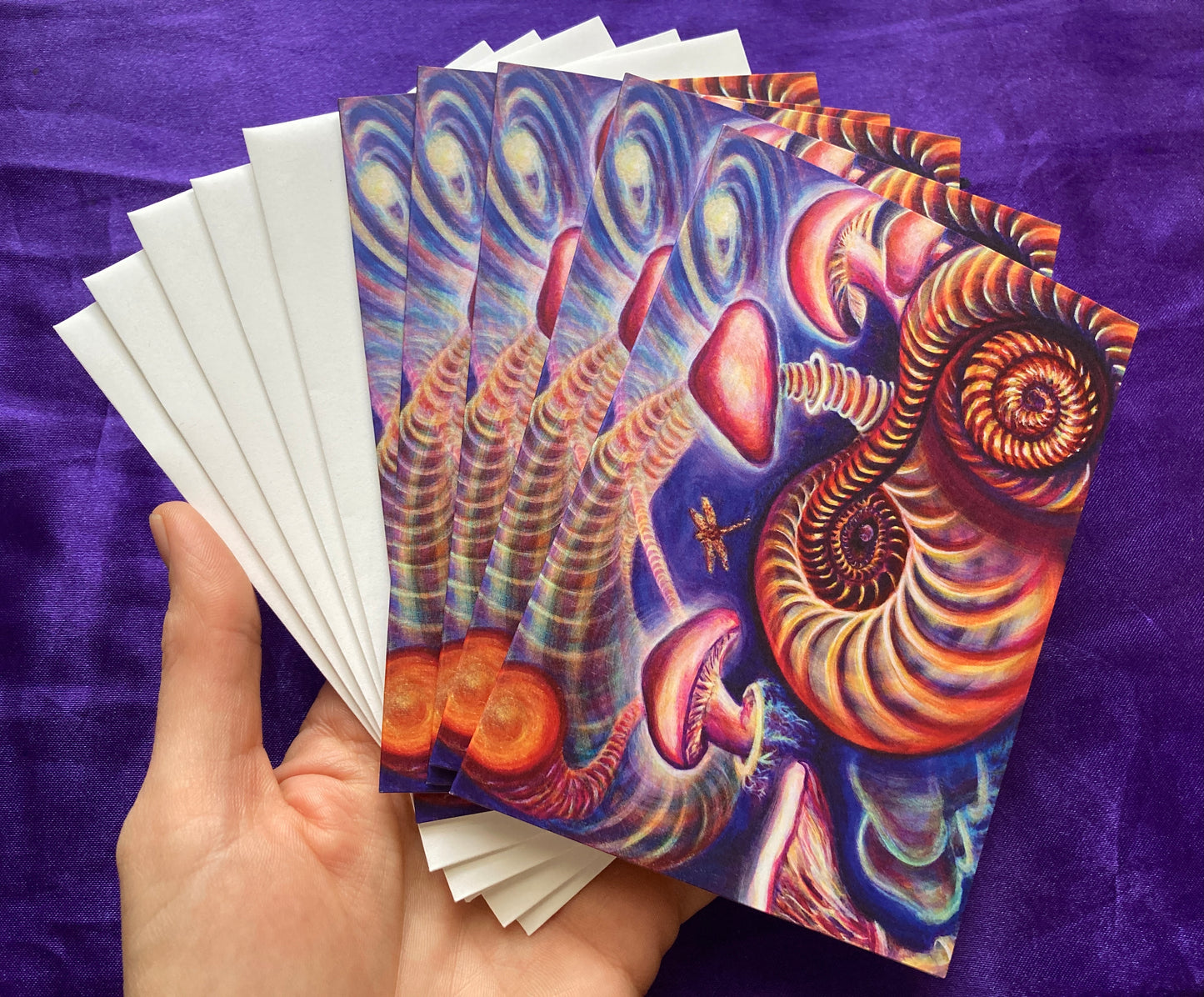 Mycelium Seas Greeting Cards