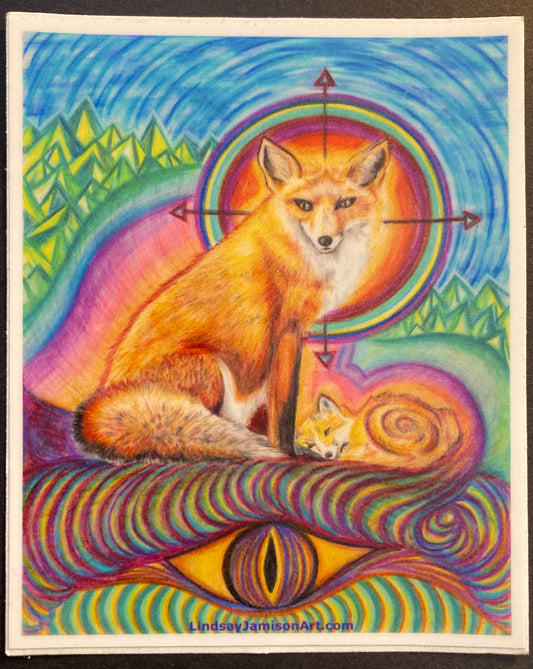 2 "Fox Medicine" Sticker