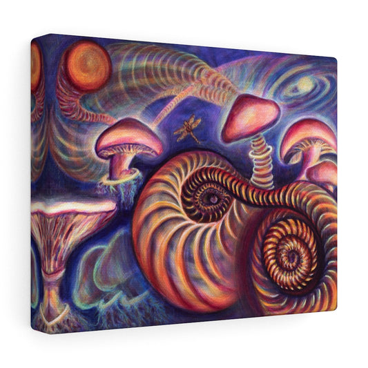 "Mycelium Seas" Canvas Print