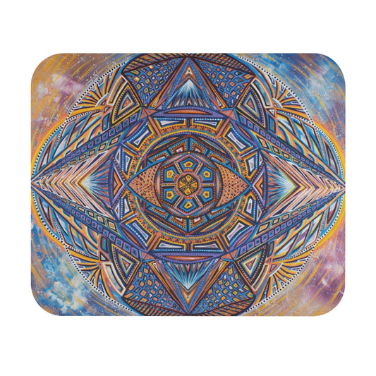 Rectangle Mouse Pad with original mandala art